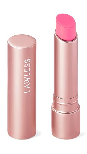 LAWLESS Women's Forget the Filler Lip Plumping Line Smoothing Tinted Balm, BABY DOLL, 0.09 oz
