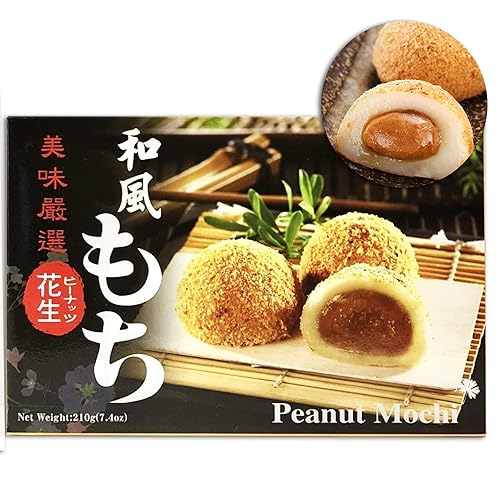 Royal Family Japanese Peanut Mochi (6 Pieces) 210g, (Pack of 1)