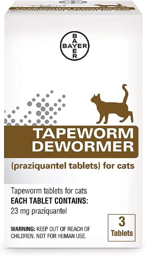 Bayer Expert Care Tapeworm Dewormer for Cats and Kittens - 