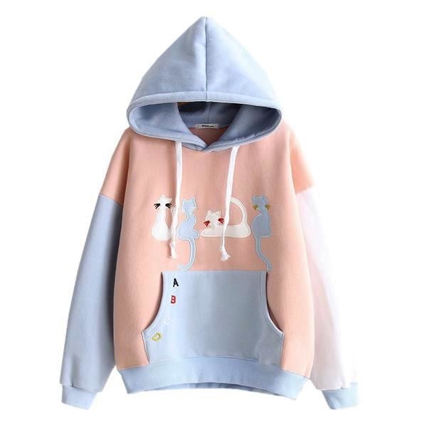 Little Neko Hoodie - Pink