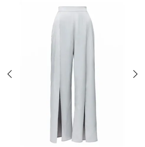 Silk That Conceals & Reveals - Silk Step Pants Grey (S)