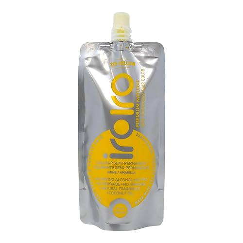 IROIRO Premium Natural Semi-Permanent Hair Color 120 Yellow (8oz)