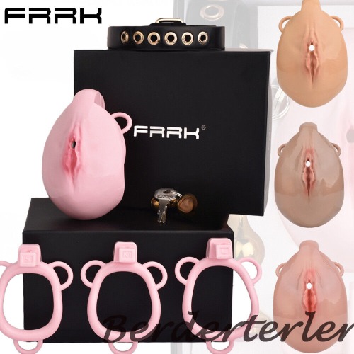 Sissy Labia Chastity Cage 