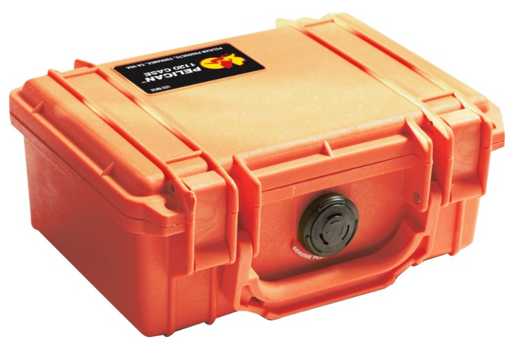 Pelican 1120 Case With Foam (Orange)