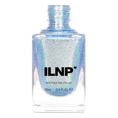 ILNP Elsa - Icy Light Blue Holographic Shimmer Nail Polish - 