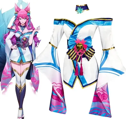 Spirit Blossom Ahri | League of Legends Sexy Kimono Cosplay