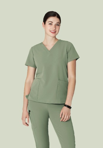 6 Pocket Top Cool Sage | M