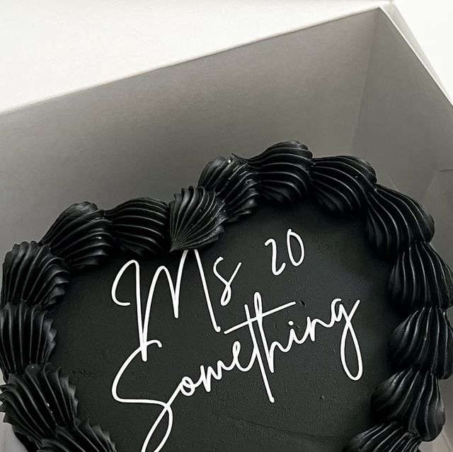  Baked by Julie LLC | West Covina, CA 91791 on Instagram: "Ms. 20 something 💁🏻‍♀️🖤

•
•
•
•
#black #blackcake #blackcakes #heartcake #heartcakes #heartshape #heartshapecake #vintage #vintagestyle #vintagecake #vintagecakes #buttercreampiping #cake #cakes #cute #cakelove #lacounty #cakesofinstagram #cakestagram #westcovina #supportsmallbusiness #626 #bakedbyjulie_ #customcakes #foodphotography"