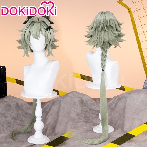 DokiDoki Game Zenless Zone Zero Cosplay Caesar King Wig Long Straight Green Hair ZZZ | Wig Only-Order Processing Time Refer to Description Page