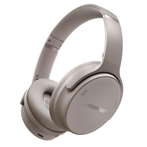 Bose QuietComfort Wireless Noise Cancelling Headphones, Bluetooth Over Ear Headphones with Up to 24 Hours of Battery Life, Sandstone - Limited Edition Color - Sandstone