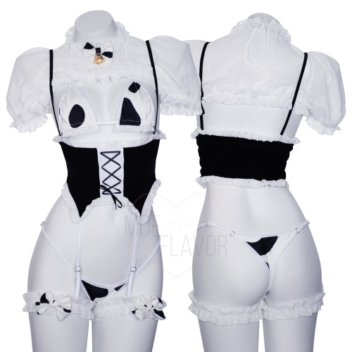 Milk & Cream Maid - Black / 2XL/3XL