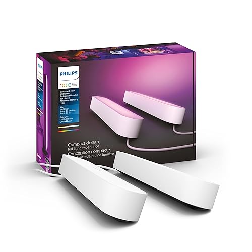 Philips Hue Play White & Color Smart Light, 2 Pack Base kit