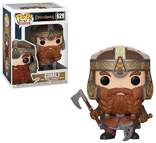 Funko Pop Movies: Lord of The Rings - Gimli Collectible Figure, Multicolor