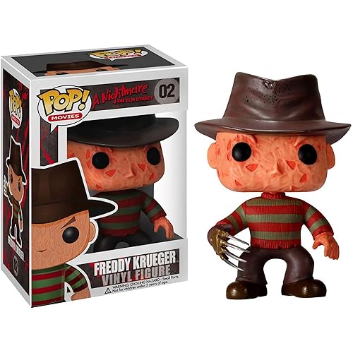 Funko Freddy Krueger: A Nightmare on Elm Street x POP! Movies Vinyl Figure & 1 PET Plastic Graphical Protector Bundle [#002 / 02291 - B]