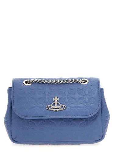 Small Purse Chain Shoulder Bags Light Blue - OS