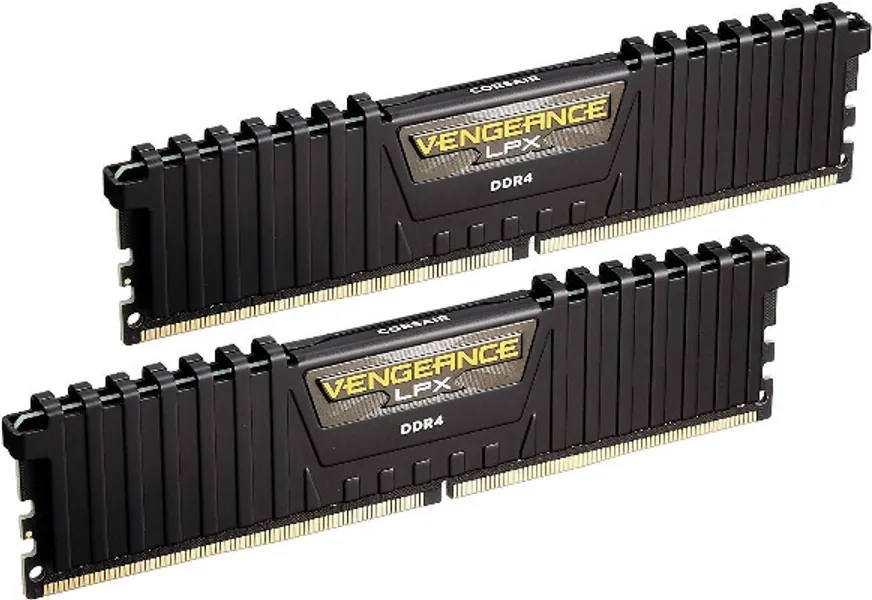 Corsair CMK16GX4M2B3000C15 Vengeance LPX 16 GB (2 x 8 GB) DDR4 3000 MHz C15 XMP 2.0 High Performance Desktop Memory Kit, Black