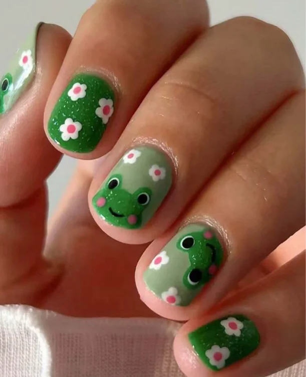 FROGGY Nails! 💅🏻 (for Otakon)