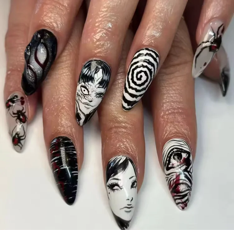 Junji Ito Nails 💅🏻 