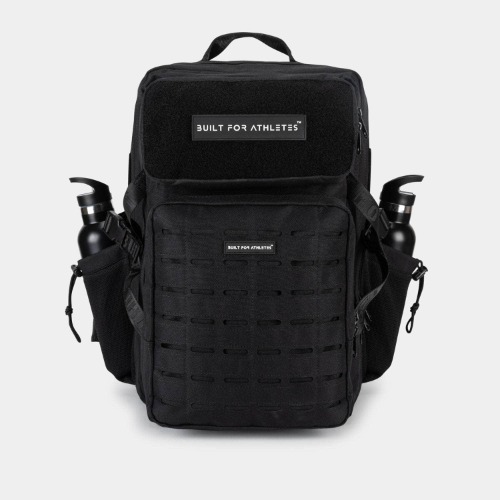 Built For Athletes - Large Black 45L Gym Backpack 