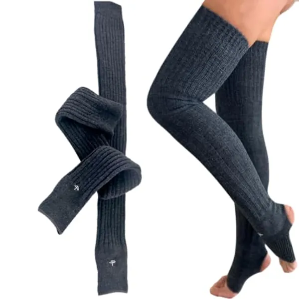 High Thigh Leg Warmers for Women - Long, Thick Socks for Women - Ideal for Ballet, High Socks with Superior Comfort