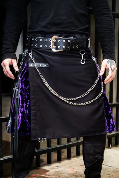 Versatta Gothic Velvet Hybrid Kilt