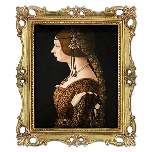 8x10 Picture Frame Antique Frame 8x10 Vintage Photo Frames 10 x 8 in Gold, Wall and Tabletop Picture Frames - 8 x 10 - Gold - 02