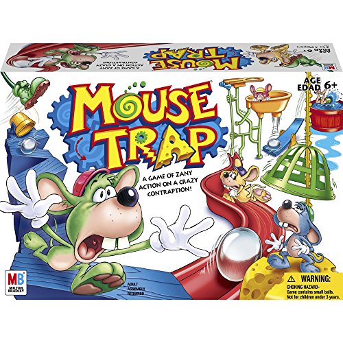 Hasbro Gaming Mouse Trap Kids Board Game, Family Board Games for Kids, Kids Games for 2-4 Players, Family Games, Kids Gifts, Ages 6 and Up (Amazon Exclusive) - Standard - Mouse Trap