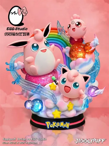* Pre-order * Egg Studio Pokémon Jigglypuff Evolutionary Line With LED | Full Payment
