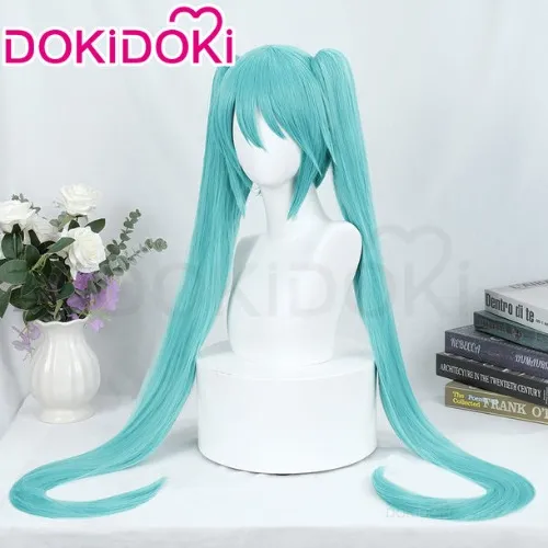 DokiDoki Cosplay Long Straight Blue/Green Wig | Blue Wig Only-Order Processing Time Refer to Description Page