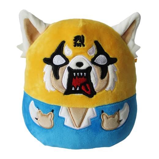 Squishmallow Official Kellytoy Plush 6.5 Inch Squishy Stuffed Toy Animal (Aggretsuko Rage) - 
