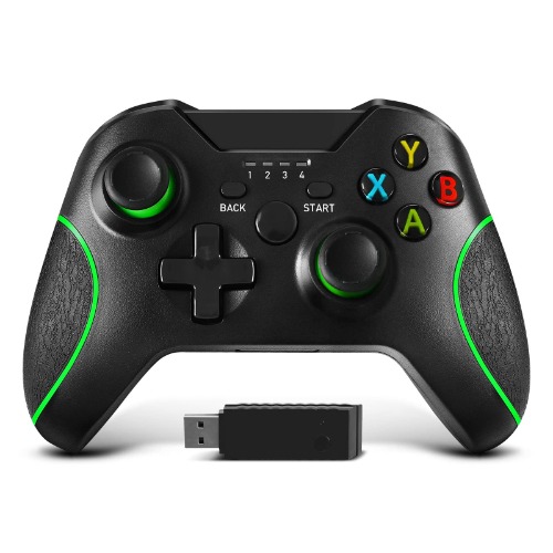 Xbox One Wireless Controller, Zamia Game Controller Gamepad 2.4GHZ Game Controller Compatible with Xbox One/One S/One X/One Series X/S /Elite/PC Windows 7/8/10 with Built-in Dual Vibration（Black）