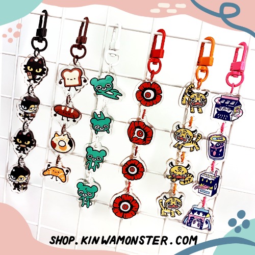 Keychain: Mini | Monster Drinks - Pink