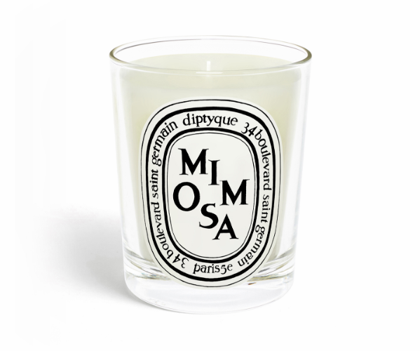 Mimosa candle