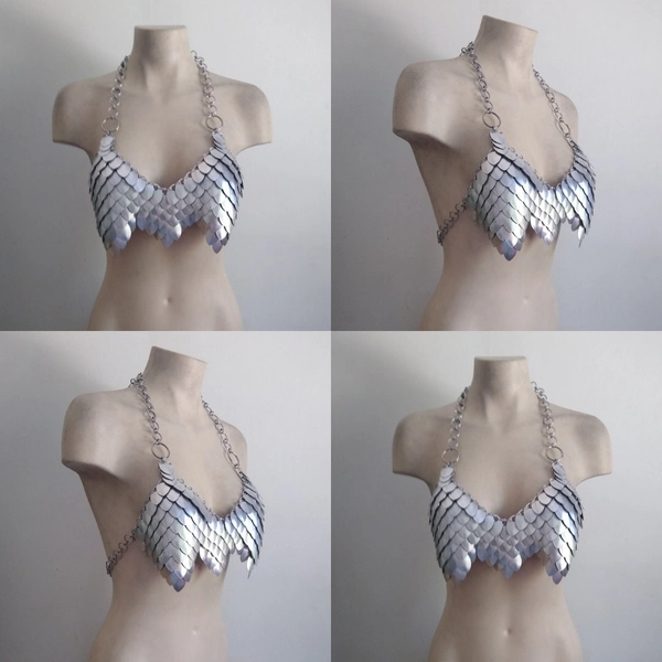 Scalemail Bikini Top Armour