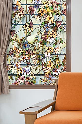 ARTSCAPE Trellis Window Film, 24" x 36", Multicolor - Multicolor - 24" x 36" - Window Film - Film
