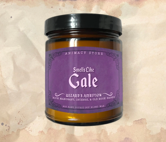 GALE Inspired Candle - BG3 - 8 oz Hand Poured Soy Blend Wax - Nerdy Anime Video Game Gift