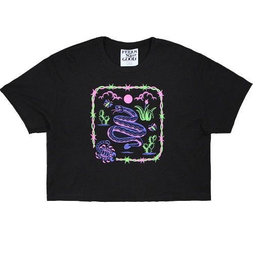 Night Creeps Crop Top - Medium