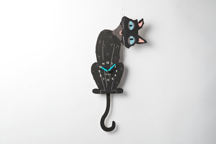 Coraline Cat Pendulum Clock | Default Title