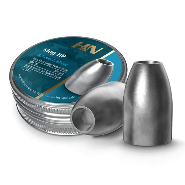 Haendler & Natermann H&N Slug HP .22 Cal 5.53 mm Head 21 gr,One Size - 