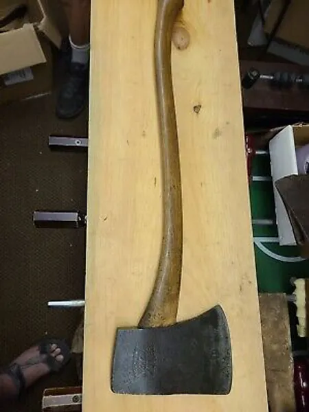 Vintage Embossed E C Simmons KEEN KUTTER Single CT Axe W/ Custom 27" Handle   | eBay