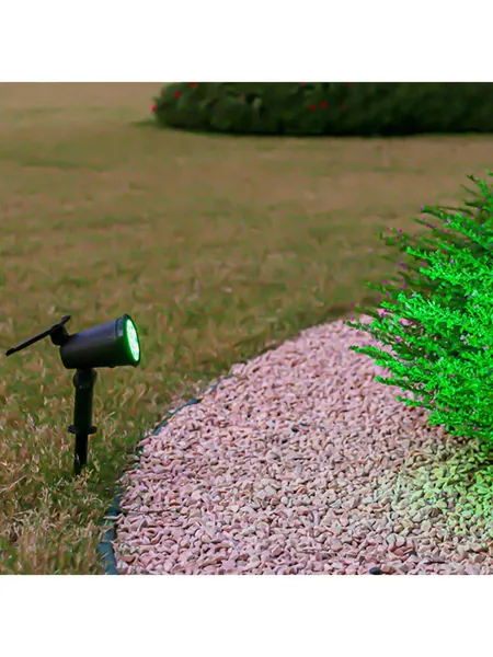 1pc Solar Spot Lights,9 LEDs IP65 Waterproof Dusk-To-Dawn Landscape Spotlights,3 Lighting Modes Outdoor Lamps, For Garden Yard Driveway Walkway