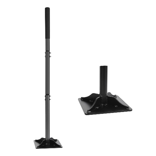 BARAYSTUS Tamper with 44 Inch Handle, Sturdy Heavy Duty Carbon Steel Soil Tamper Tool, Height Adjustable Leveling Tamper, Tamper for Installing Pavers and Repairing Asphalt Roads