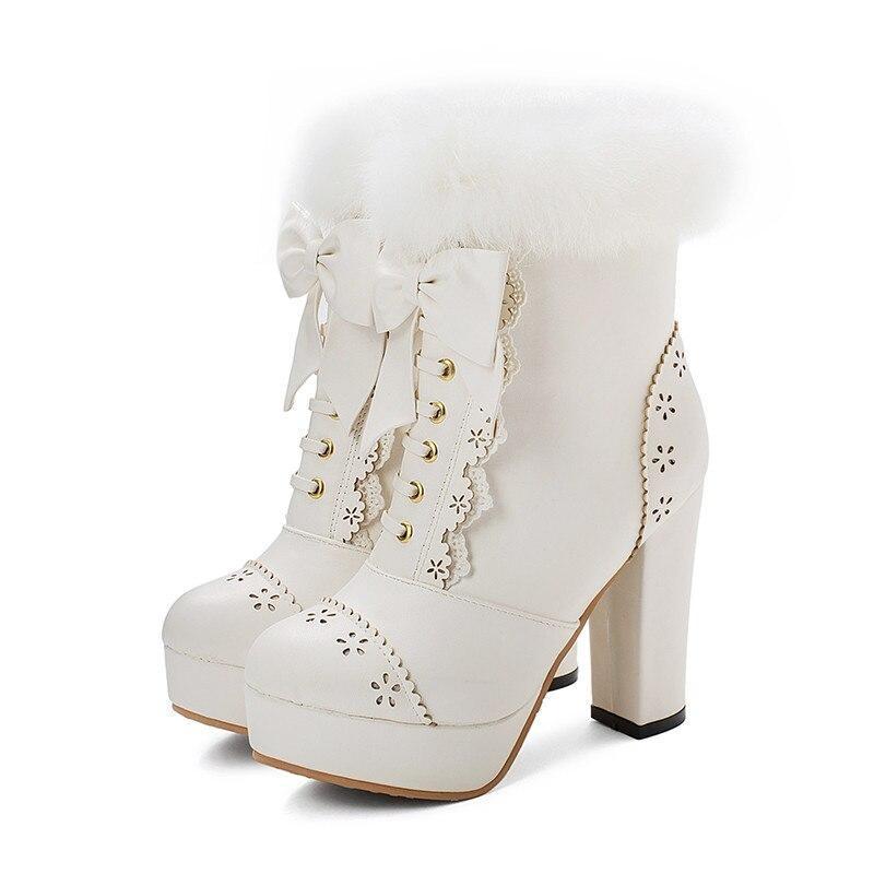 Holiday Booties - White / 11