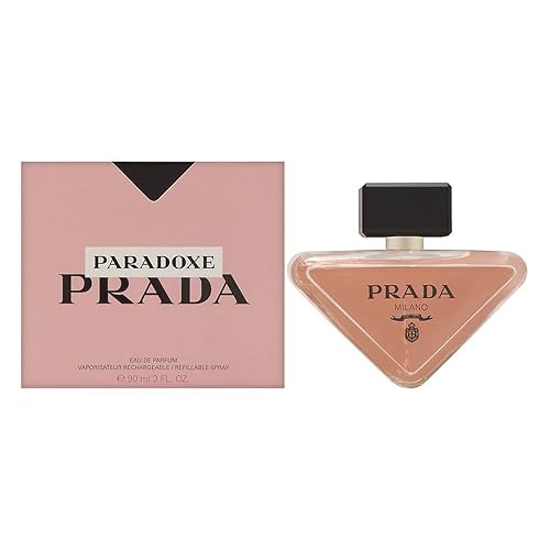 Prada Paradoxe by Prada for Women 3.0 oz Eau de Parfum Spray Rechargeable - Floral,Orange,Vanilla - 3 Fl Oz (Pack of 1)