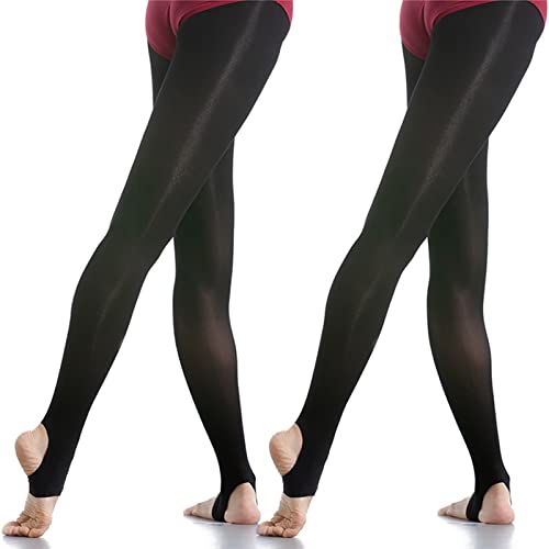 Black Stirrup Tights