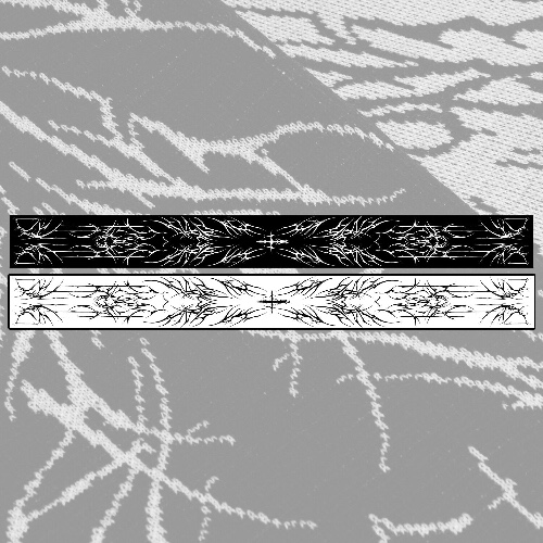 Forsaken Forest Gothic Knit Winter Scarf