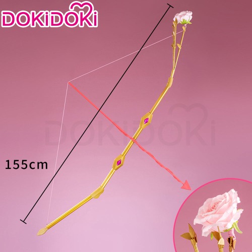 【Ready For Ship】DokiDoki Anime Cosplay Weapon Prop Flower Bow and Arrow | One Size-Ready For Ship