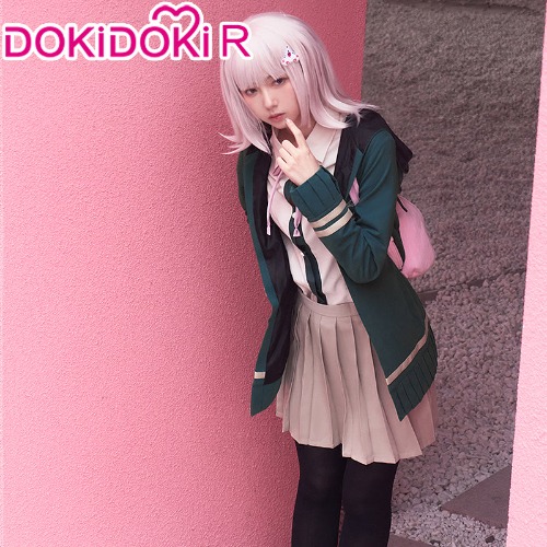【Size S-3XL】DokiDoki-R Game Danganronpa Nanami ChiaKi Cosplay Costume Uniform Halloween | S-PRESALE