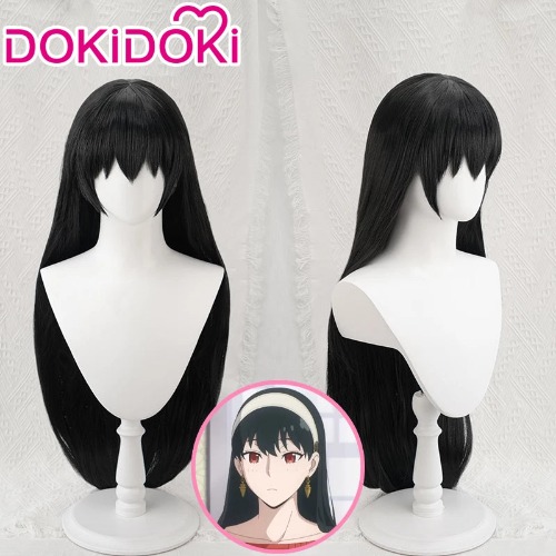 【Ready For Ship】DokiDoki Anime SPY×FAMILY Cosplay Yor Forger Casual Wig Black Hair spyxfamily | Yor Forger