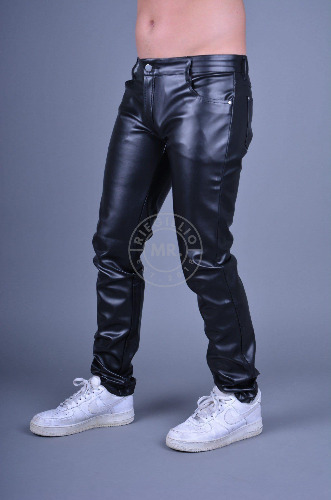 MR. 5-Pocket Pants Invisible Thru Zip | M / Black